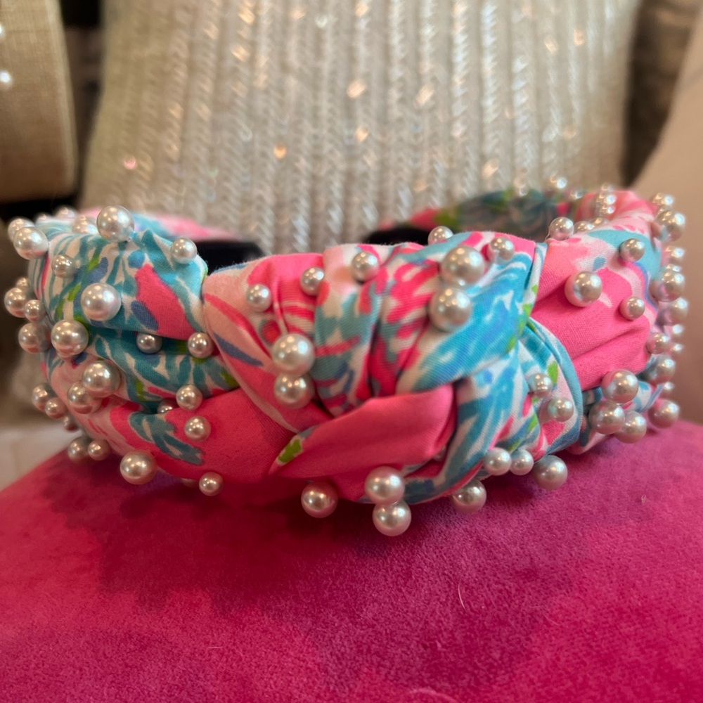 Lele Sadoughi x Lilly Pulitzer “Seaing Things” headband. Never worn,hard to find